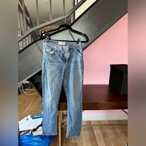 Reformation straight leg jeans